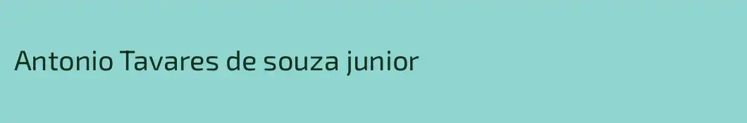 Antonio Tavares de souza junior
